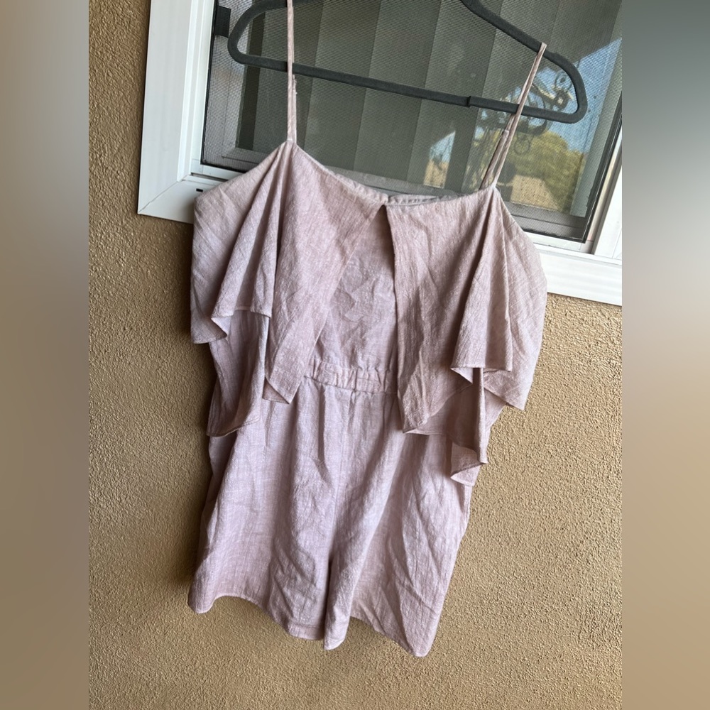 Anthropologie Amadi Tiered Romper Size XL